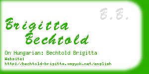 brigitta bechtold business card